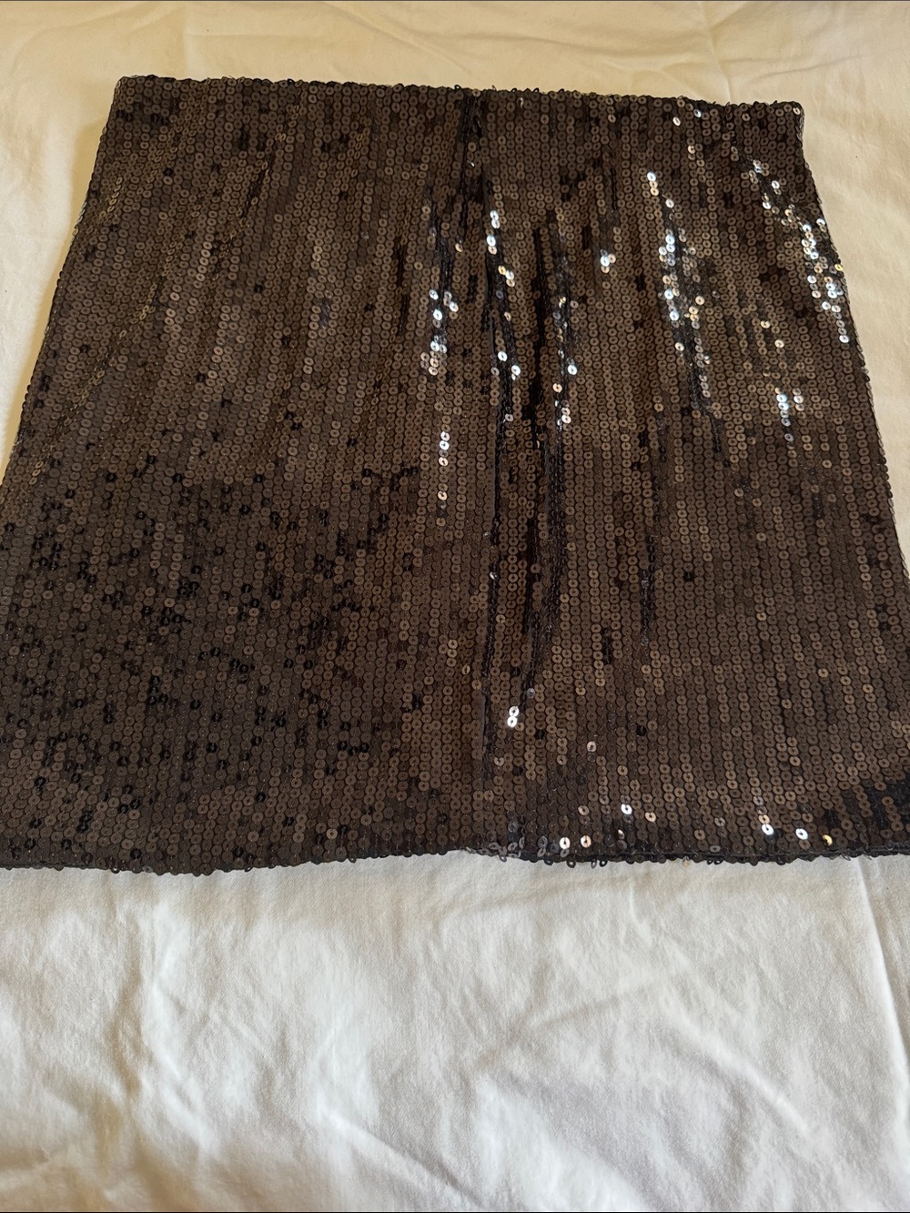 Xhilaration Black Sequin Mini Skirt